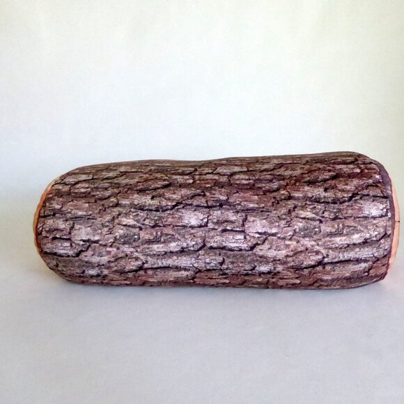 KIKKERLAND BRAND 14” MICROBEAD CAMP FIRE LOG NECK DECORATIVE PILLOW - Picture 3 of 10